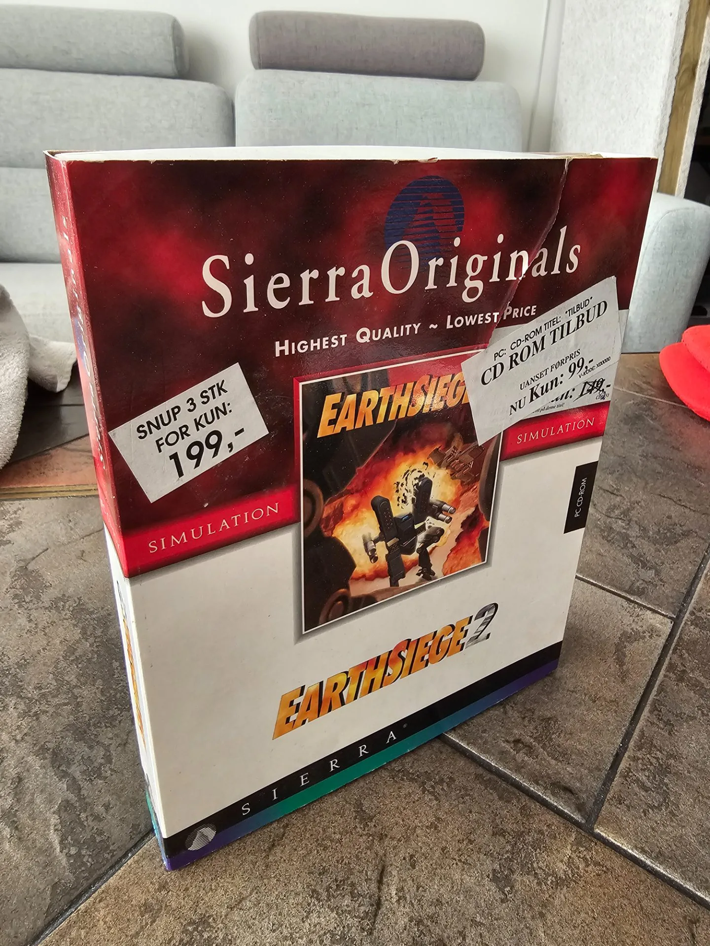 EarthSiege - Sierra Originals (PC/Big Box)